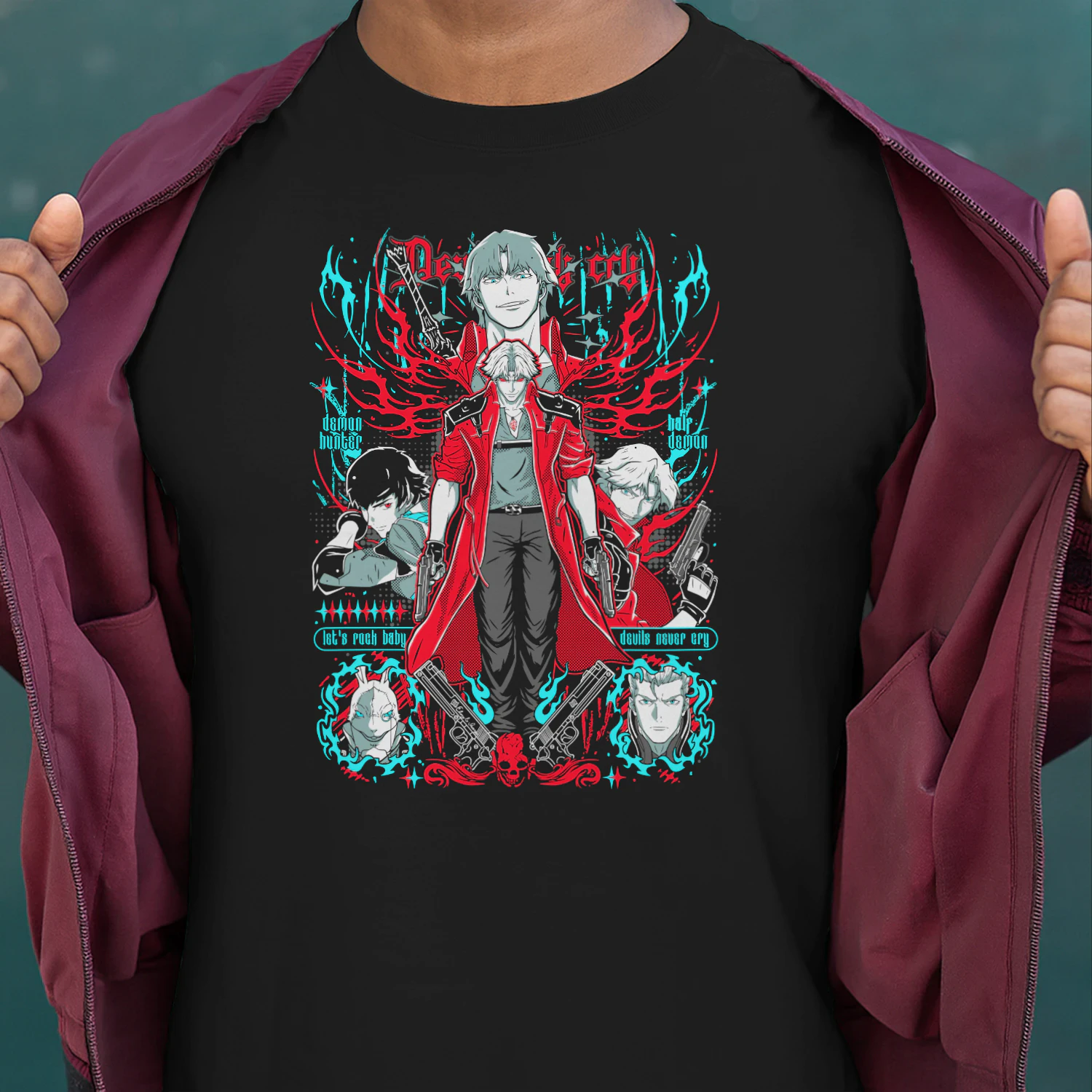 DmC Devil May Cry Vintage T-Shirt | Action Game Fan Tee