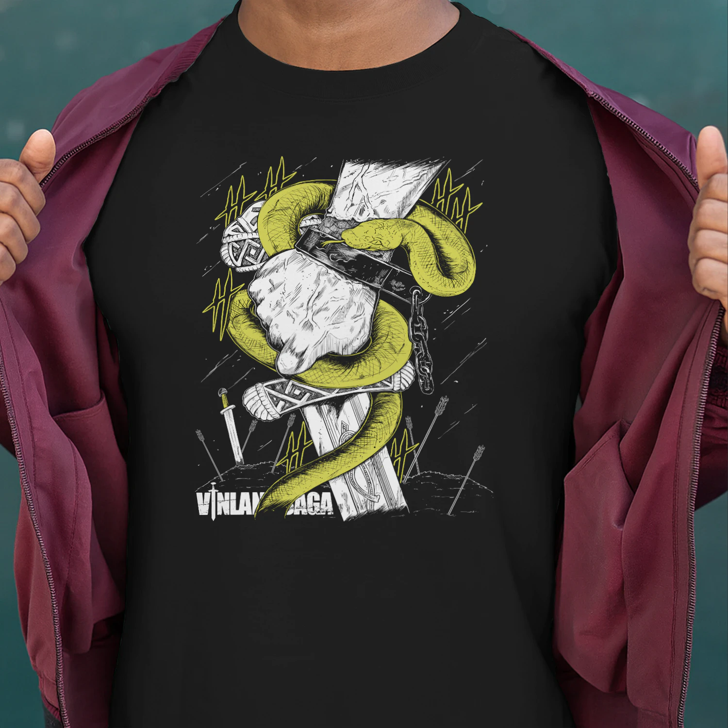 Thorfinn Son of Thors Anime Graphic T-Shirt | Premium Unisex Tee