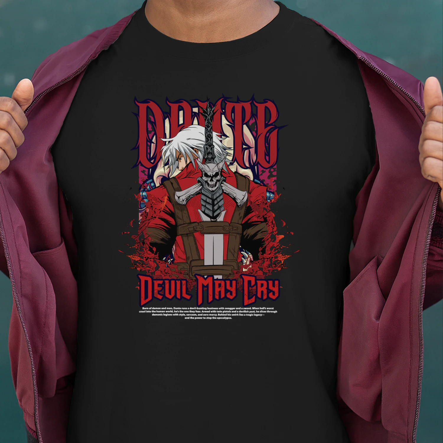 DmC Devil May Cry Graphic Tee | Gamer Gift for Fans