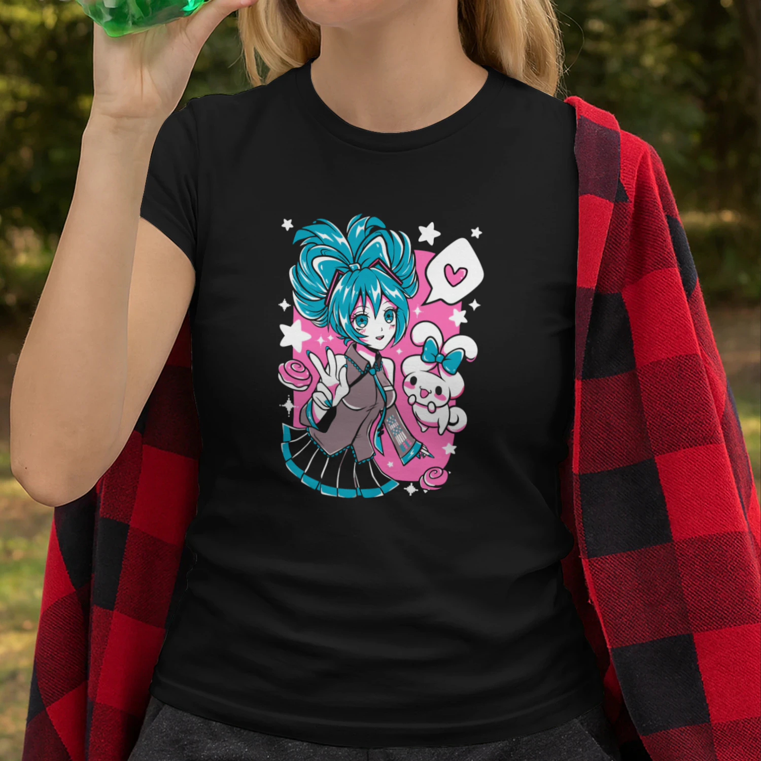 Hatsune Miku Premium Cotton T-Shirt | Vocaloid Fan Gift