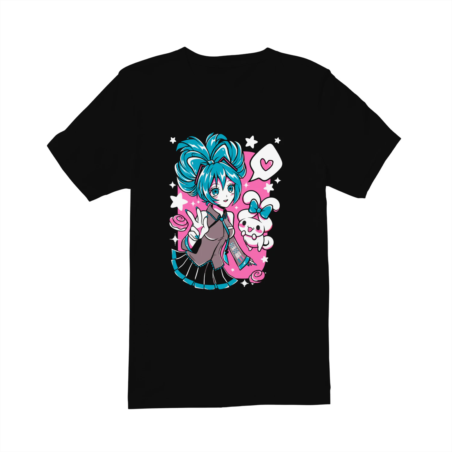 Hatsune Miku Premium Cotton T-Shirt | Vocaloid Fan Gift