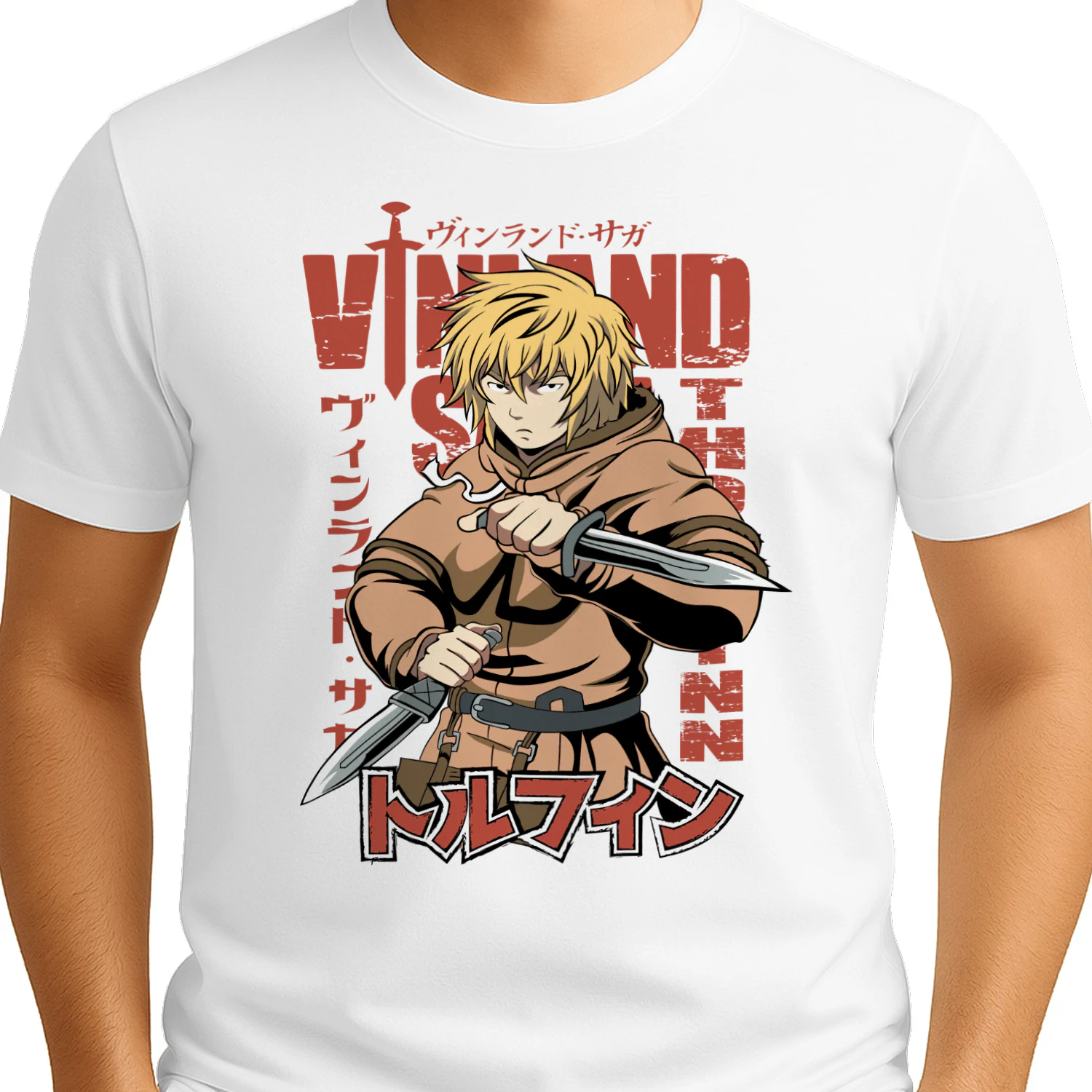 Thorfinn Vintage Anime T-Shirt | Japanese Manga Graphic Tee