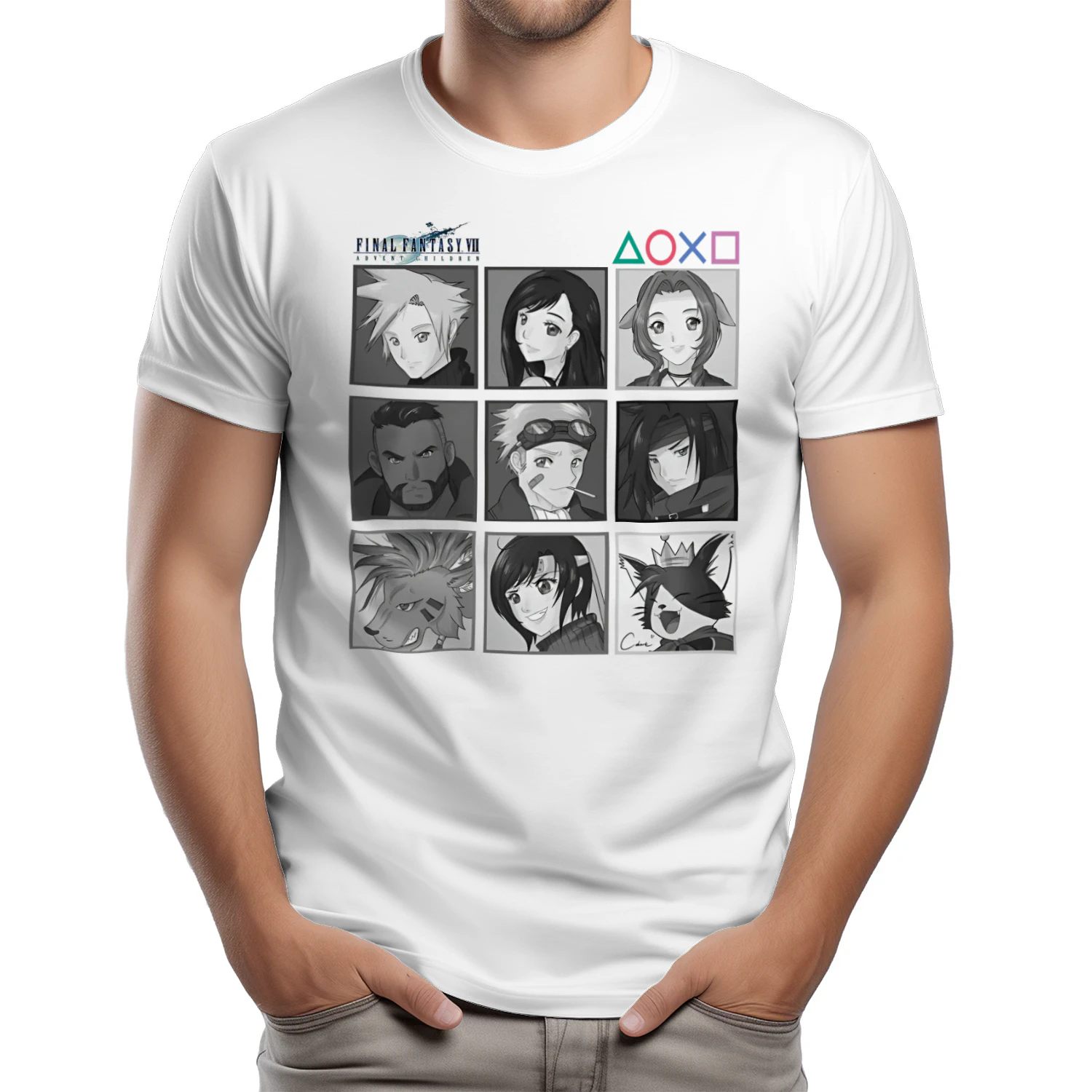 Final Fantasy Premium Cotton T-Shirt | RPG Fan Graphic Tee