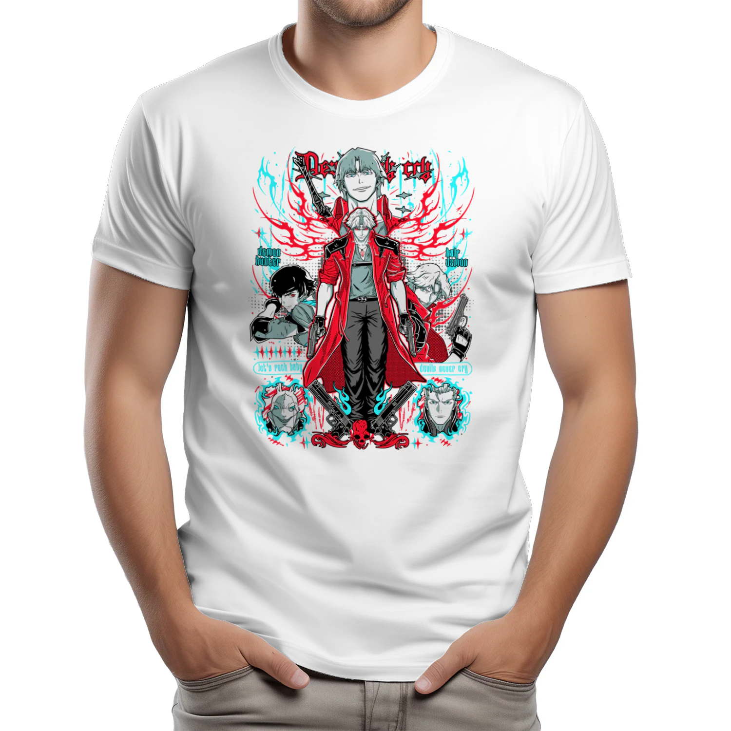 Devil May Cry Premium Cotton T-Shirt | Gamer Graphic Shirt