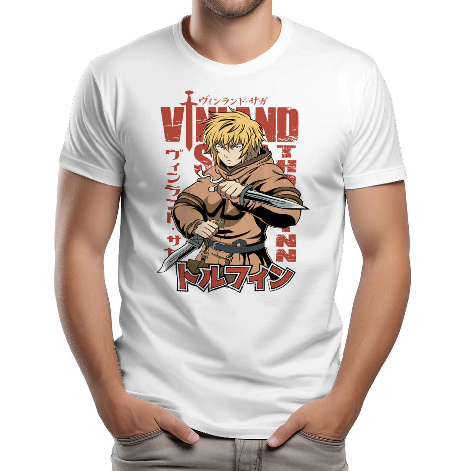 Thorfinn Vintage Anime T-Shirt | Japanese Manga Graphic Tee