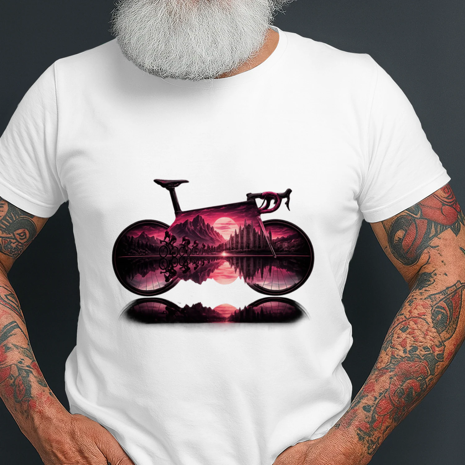 Ride into the Sunset Premium wielershirt