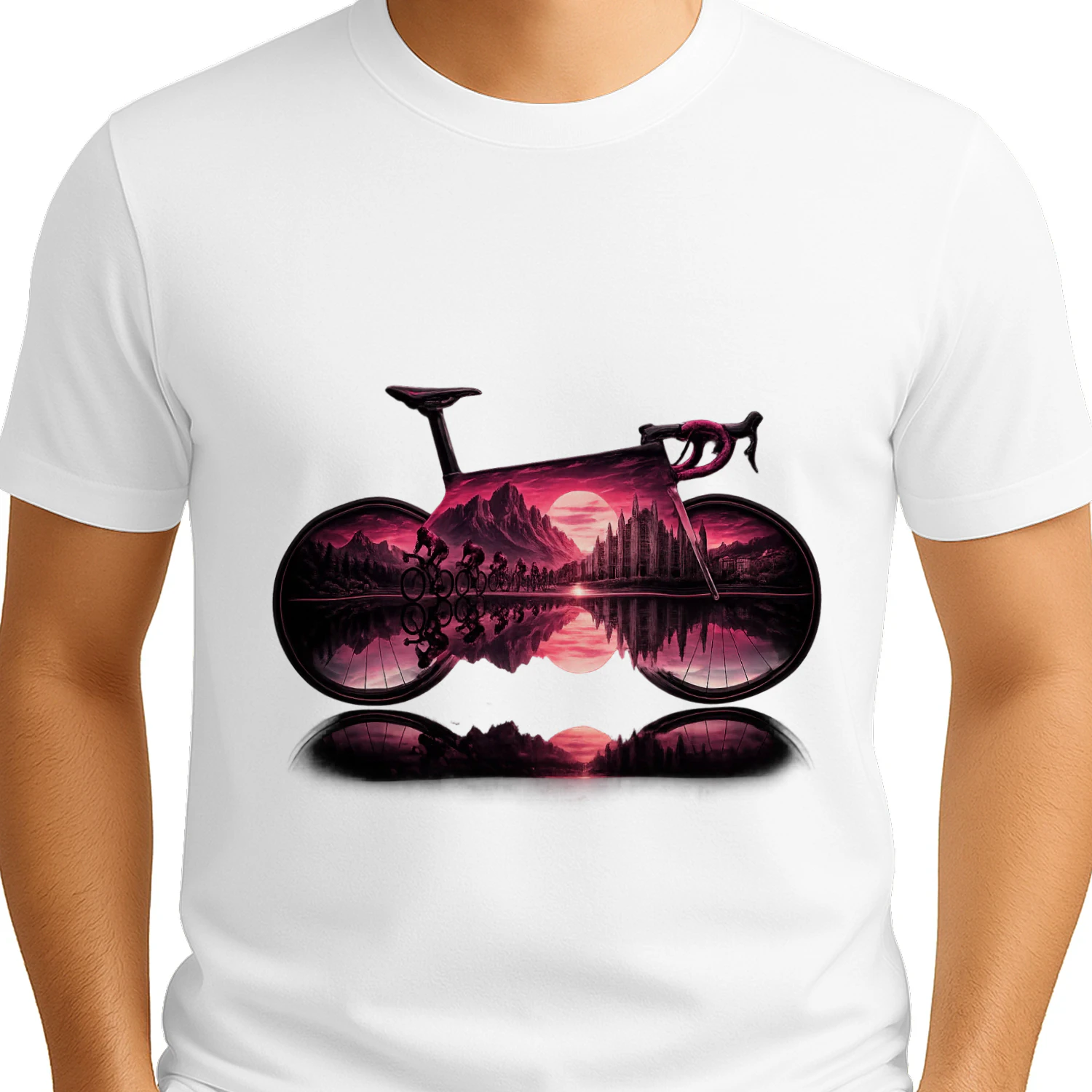 Ride into the Sunset Premium wielershirt