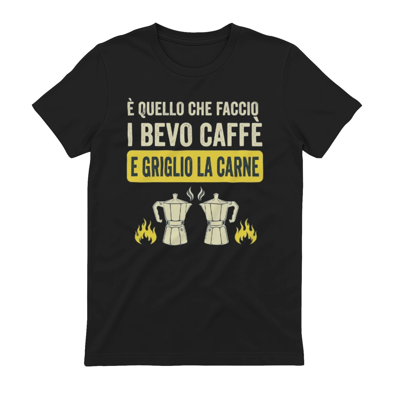 È quello che faccio bevo caffè e griglio la carne