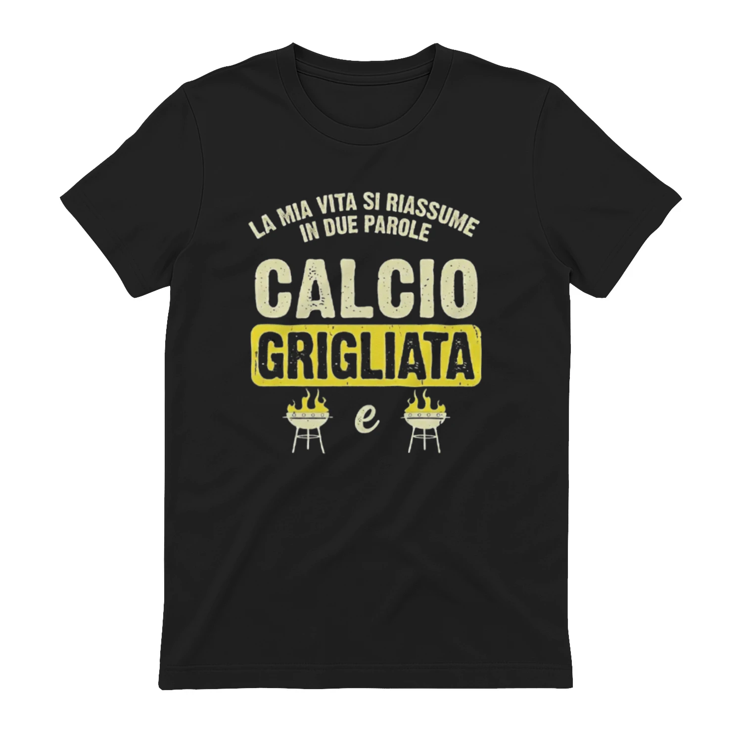 La mia vita si riassume in due parole Calcio e Griglia