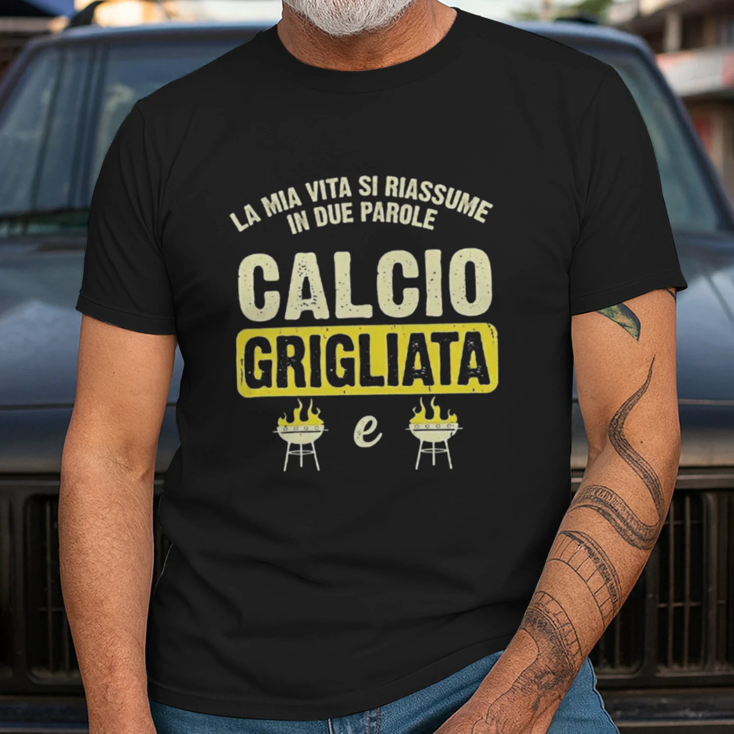 La mia vita si riassume in due parole Calcio e Griglia