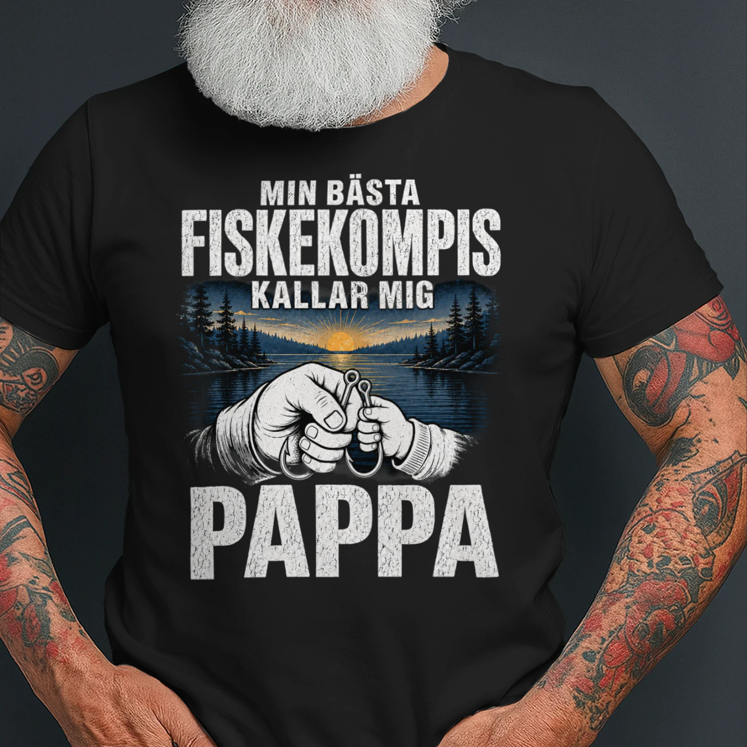 Rolig fisketröja som present till en fiskepappa