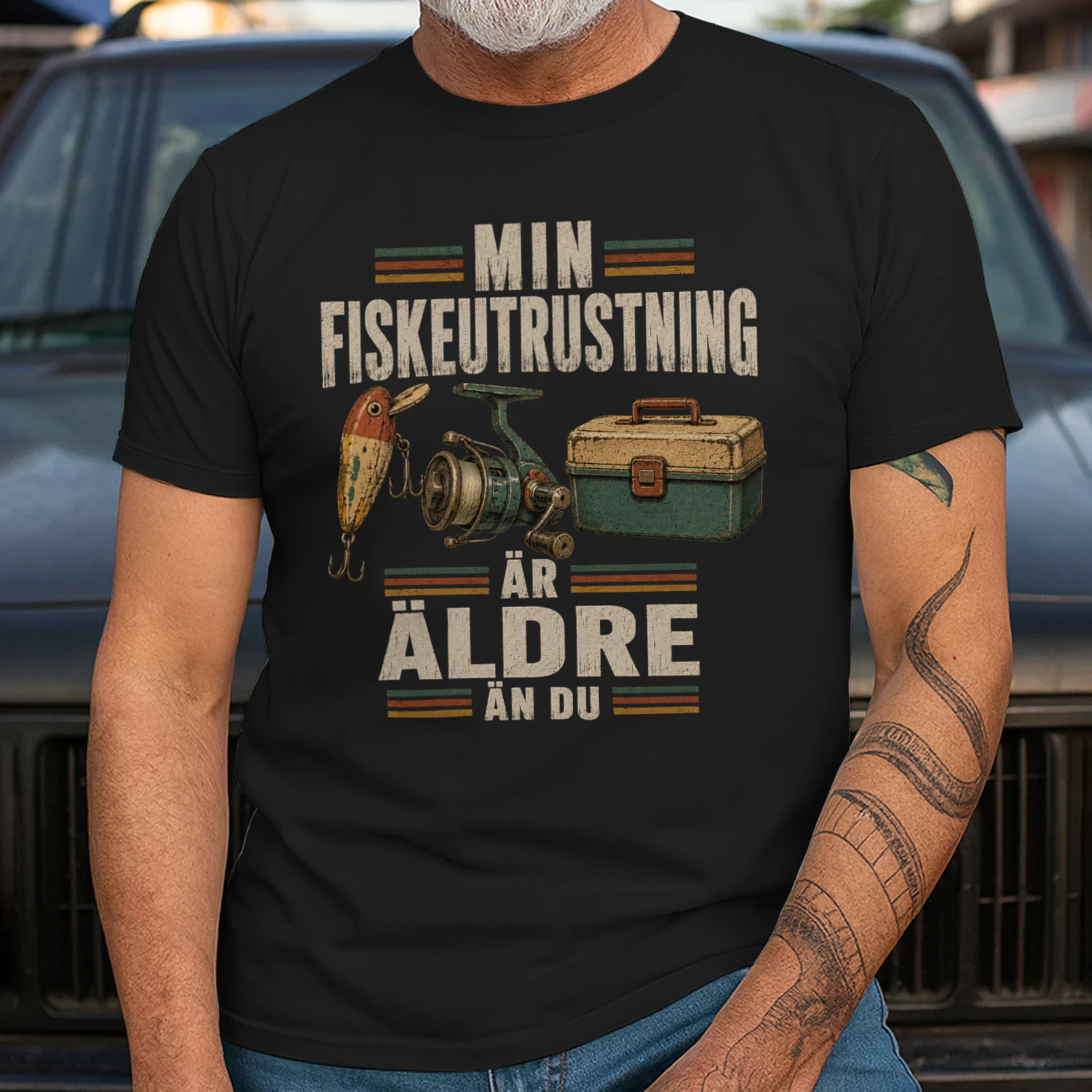 Rolig fisketröja som present till en fiskepappa