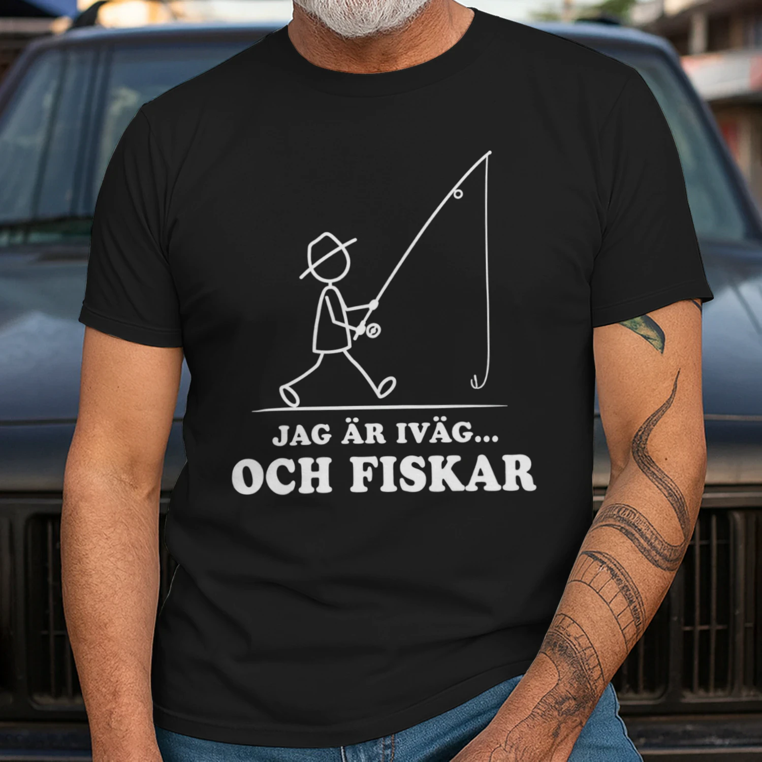 Rolig fisketröja som present till en fiskepappa