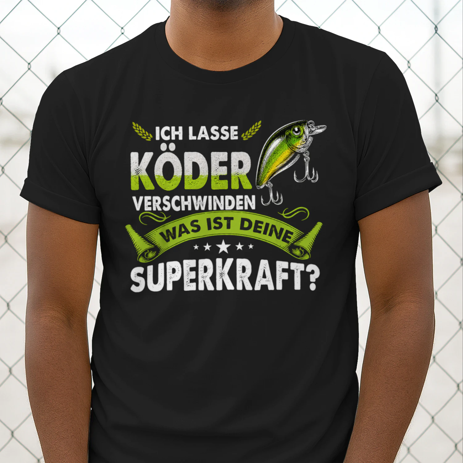 Lustiges Angelshirt als Geschenk für anglernden Papa