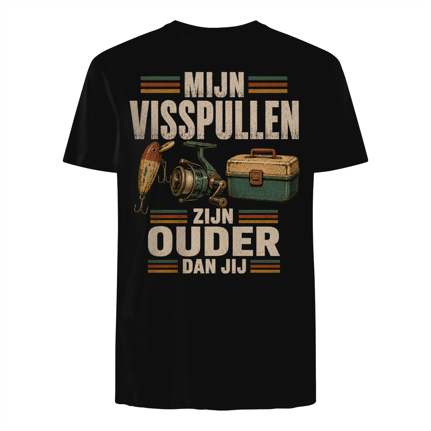 Grappig visshirt als cadeau voor een vissende vader
