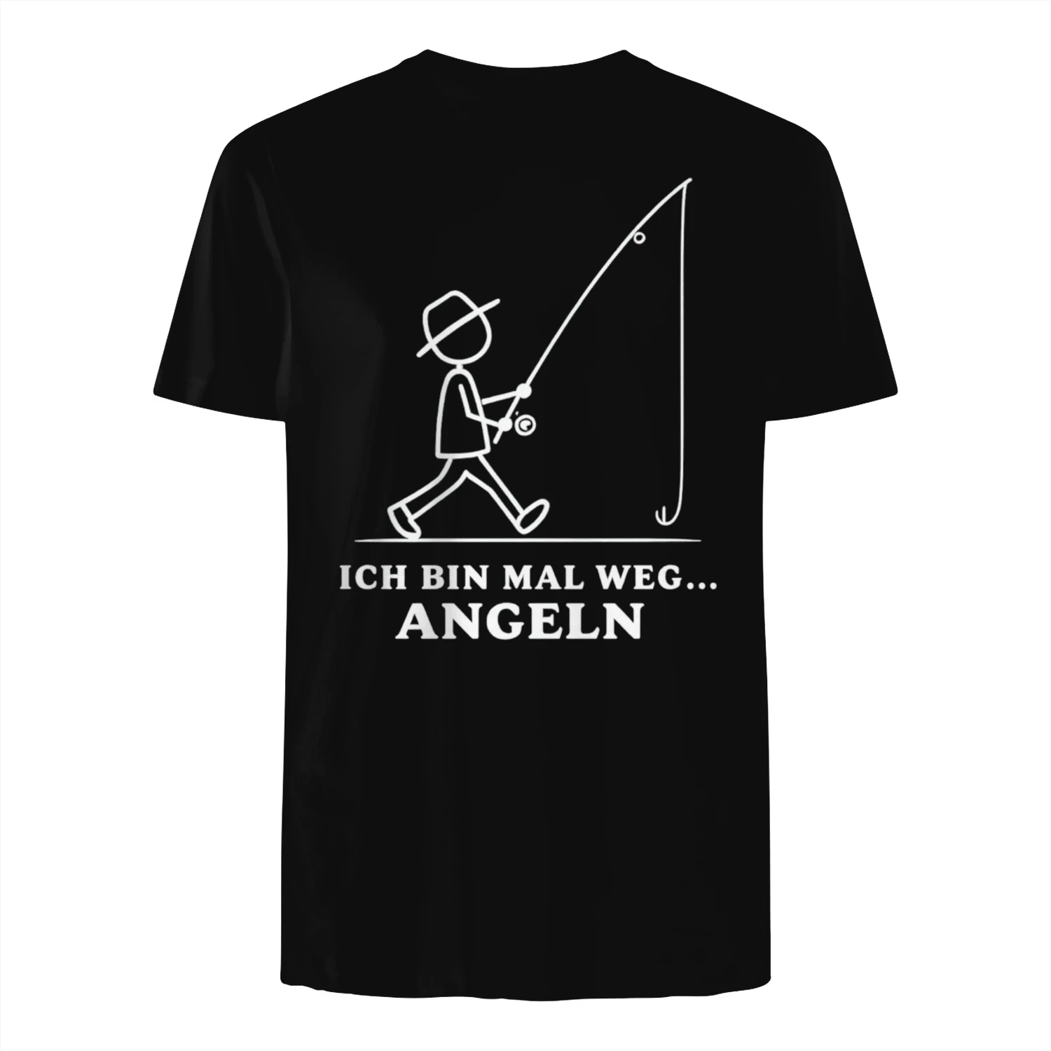 Lustiges Angelshirt als Geschenk für anglernden Papa