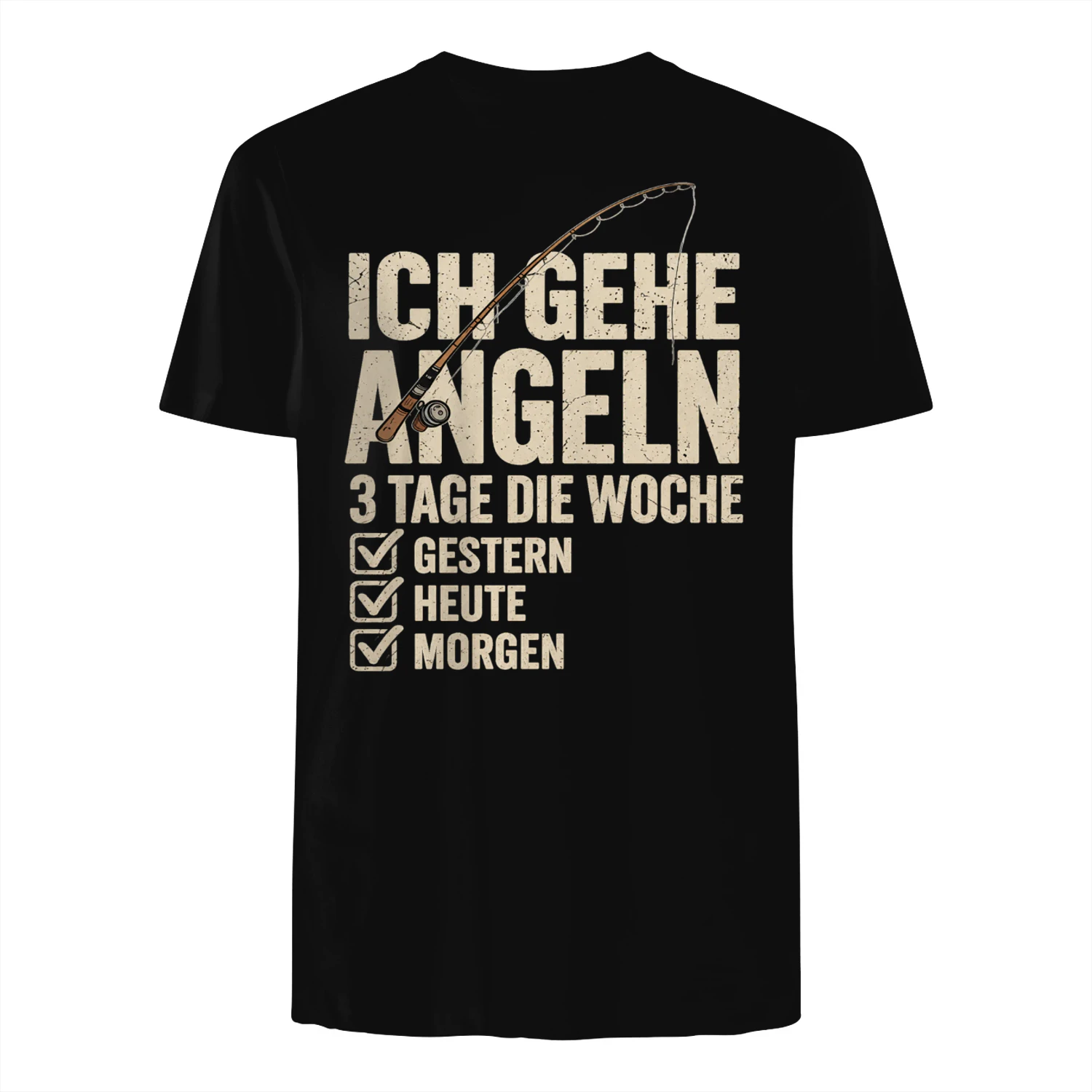 Lustiges Angelshirt als Geschenk für anglernden Papa