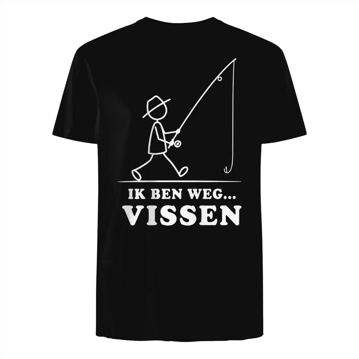 Grappig visshirt als cadeau voor een vissende vader