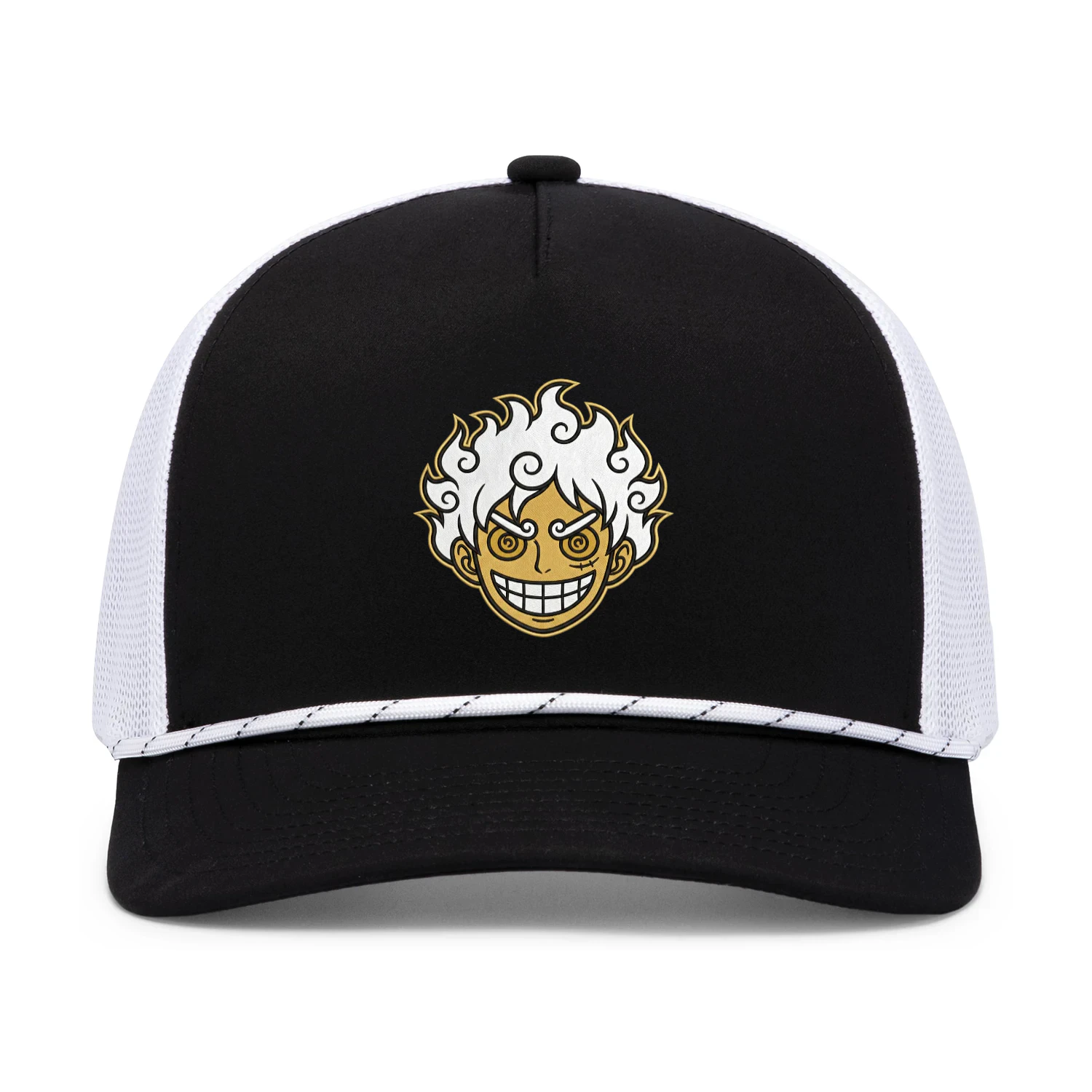 Luffy Gear 5 Anime Trucker Cap | One Piece Pirate King Hat