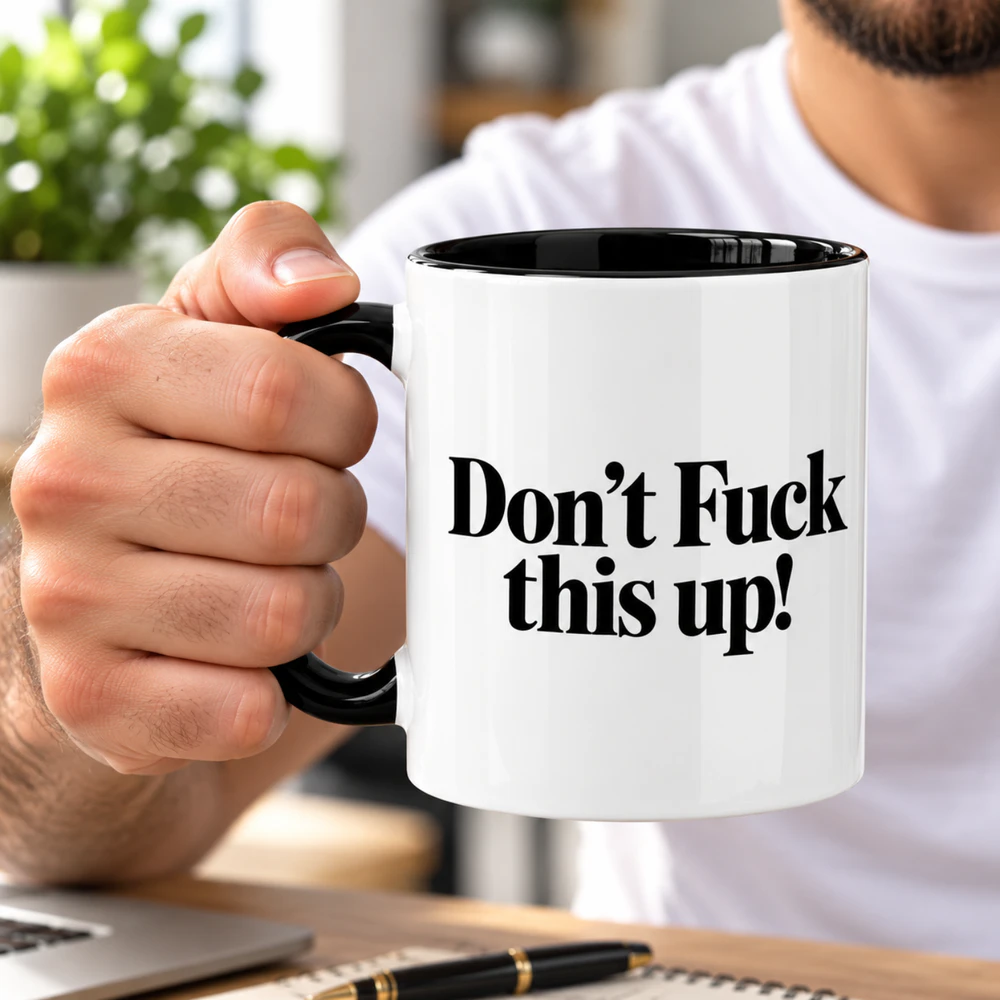 Funny Coffee Mug, Fuck Off I'm Overstimulated, Sarcastic Coffee Cup Gift
