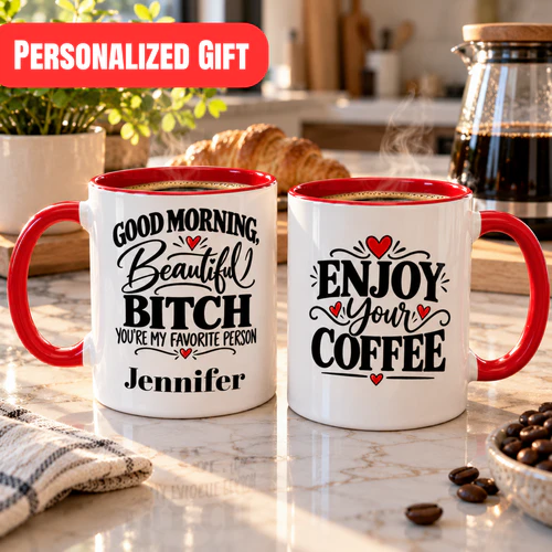 Enjoy Your Coffee Funny Coffee Lover Mug