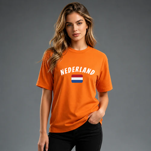 Nederland Vlag T-Shirt Nederlandse