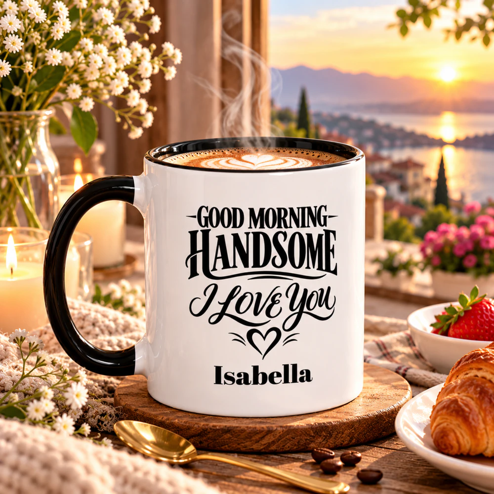 Personalized Mug From Wife Girlfriend Boyfriend Custom Gift for Husband Unique Morning Coffee Cup Gift for Him