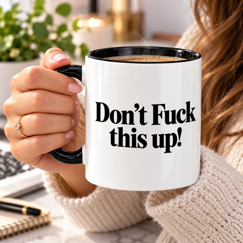 Funny Coffee Mug, Fuck Off I'm Overstimulated, Sarcastic Coffee Cup Gift