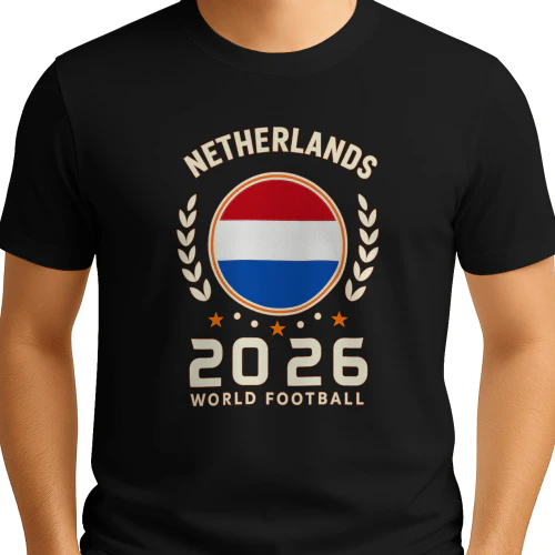 Netherlands 2026 World Football T-Shirt