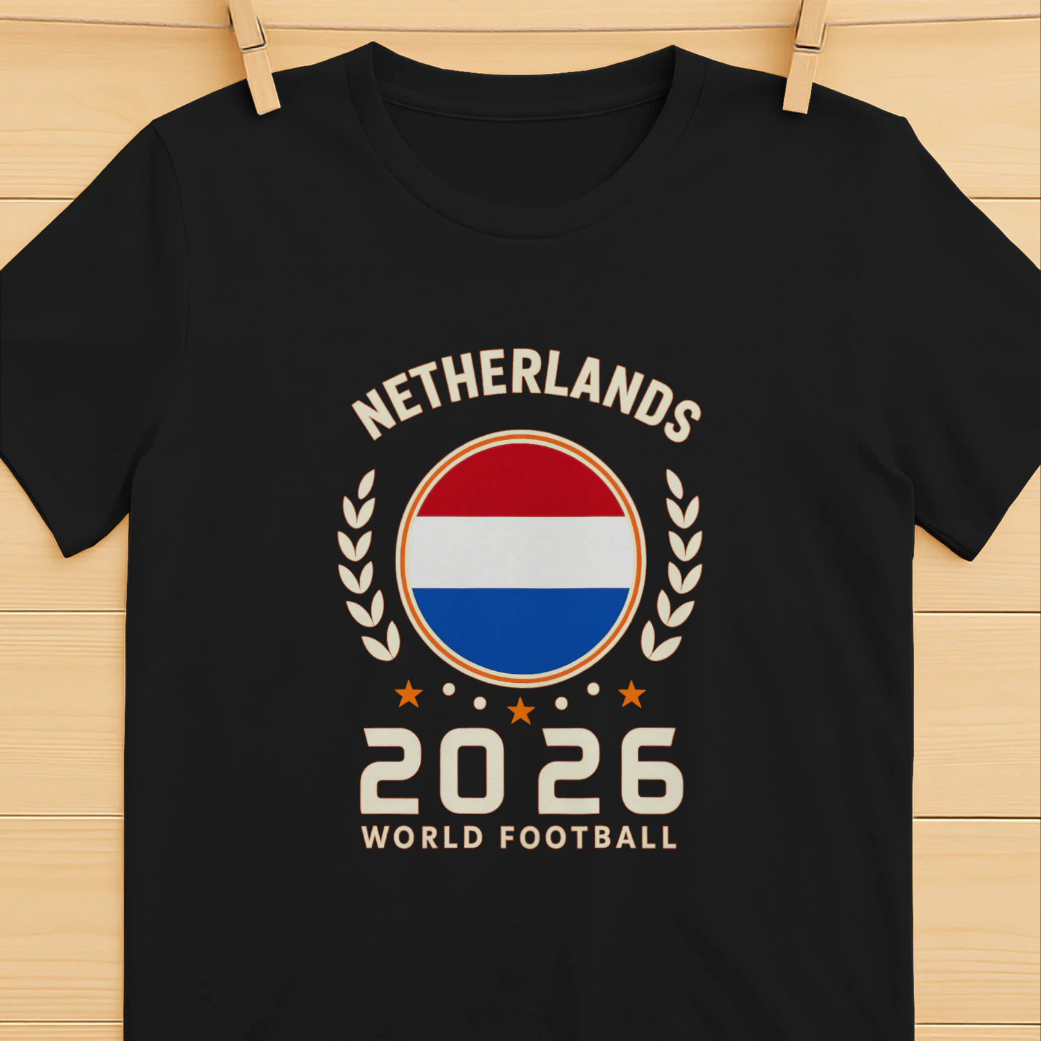 Netherlands 2026 World Football T-Shirt Dutch Soccer Fan Unisex Tee
