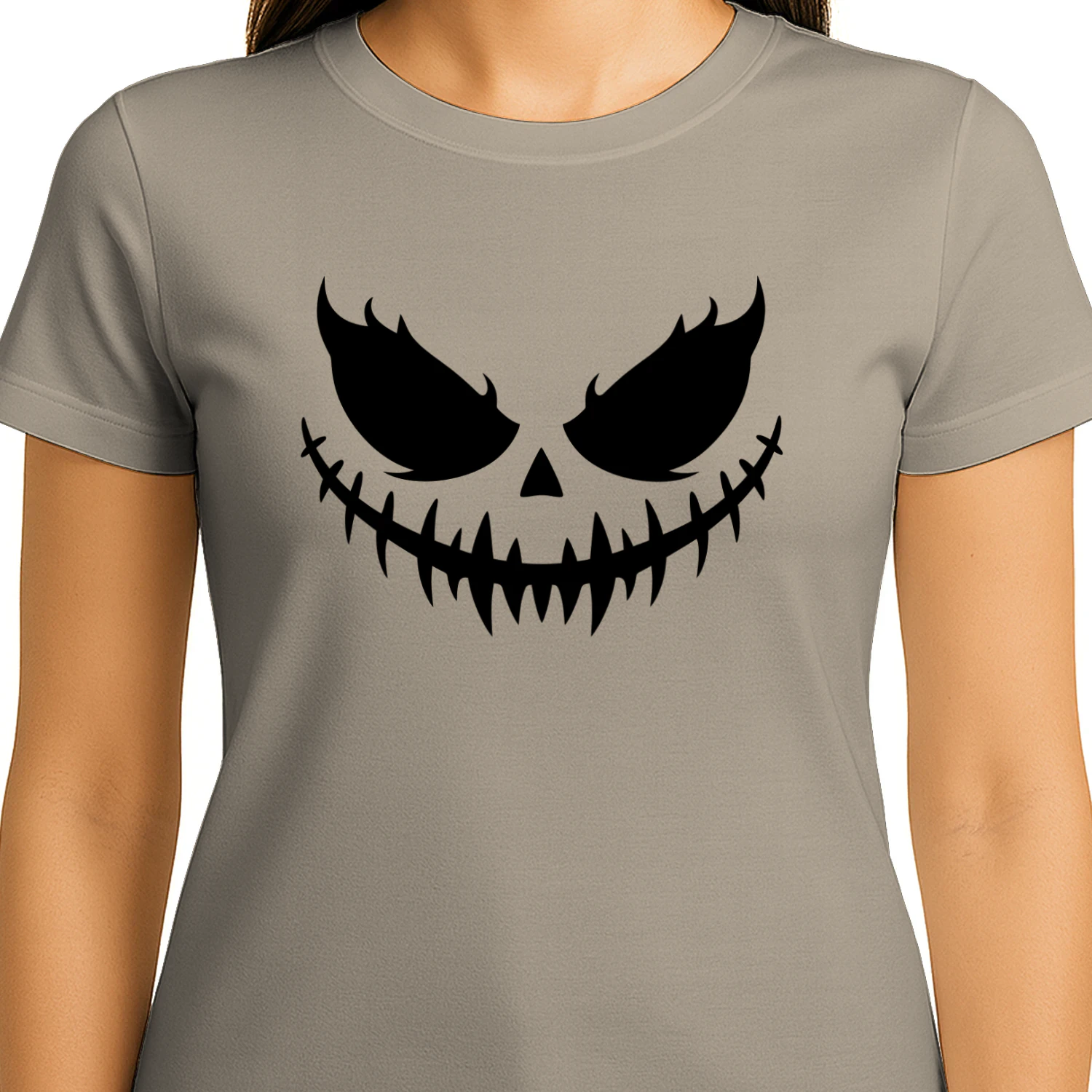 Distressed Pumpkin Face Halloween