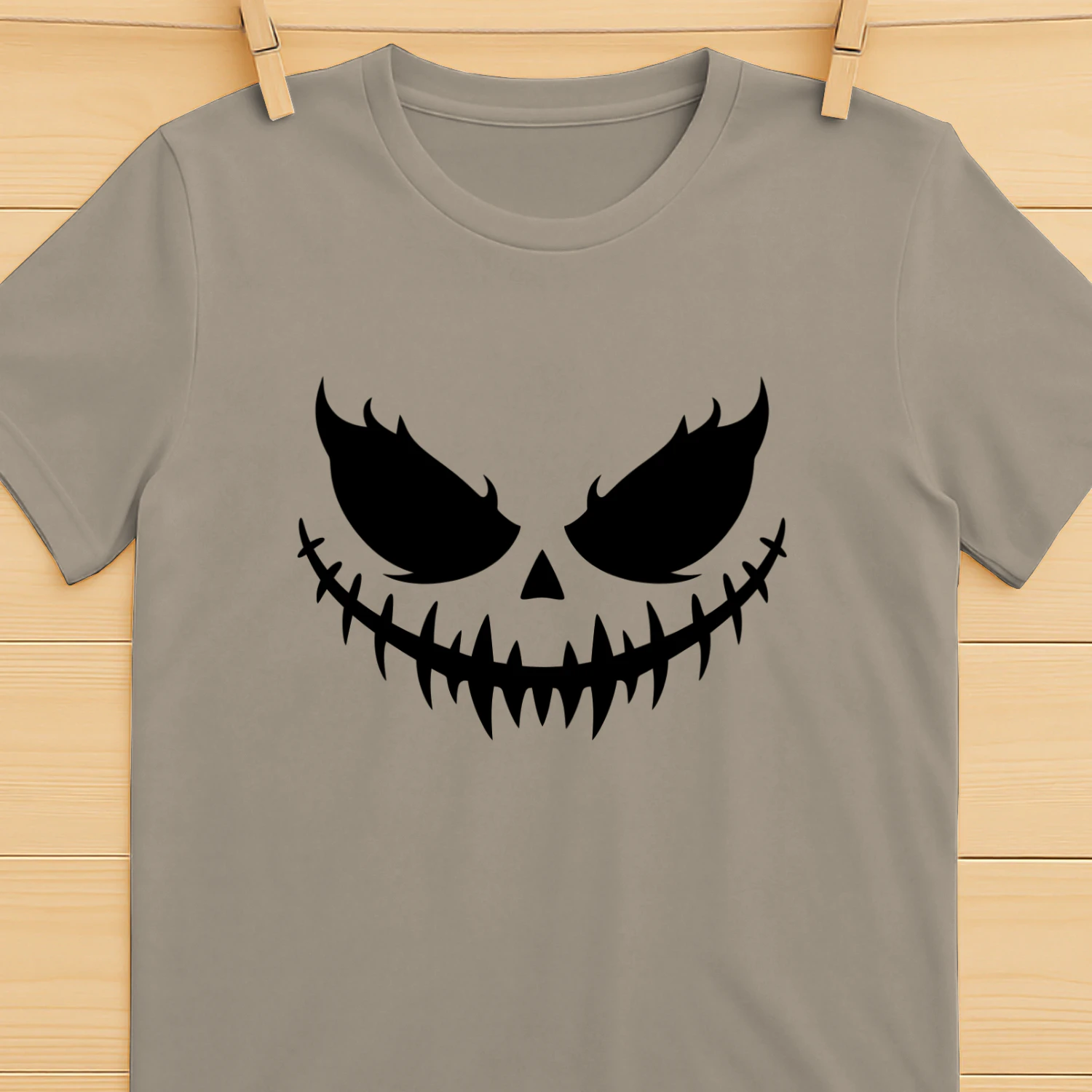 Distressed Pumpkin Face Halloween