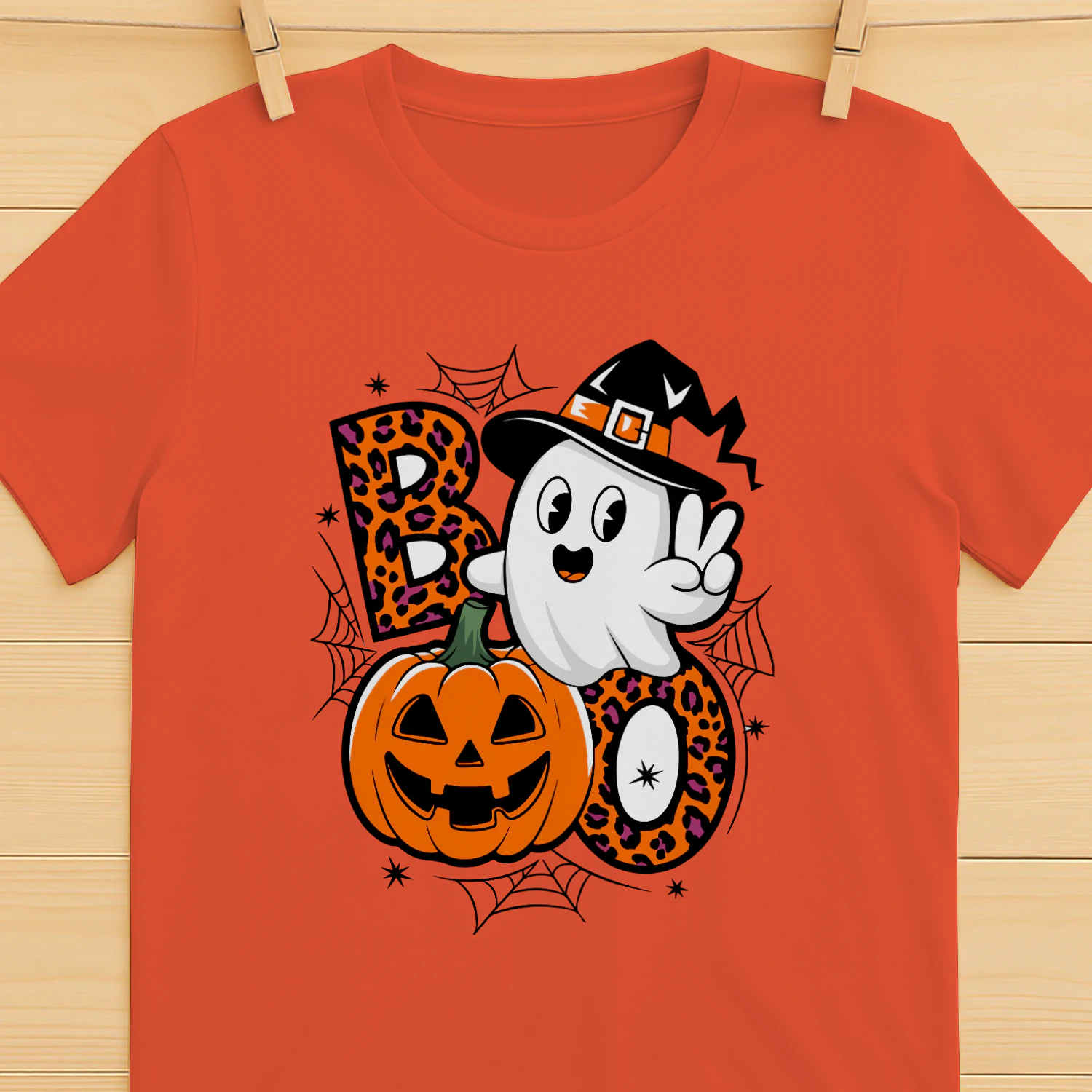 Cute Halloween BOO Ghost Pumpkin Witch Hat