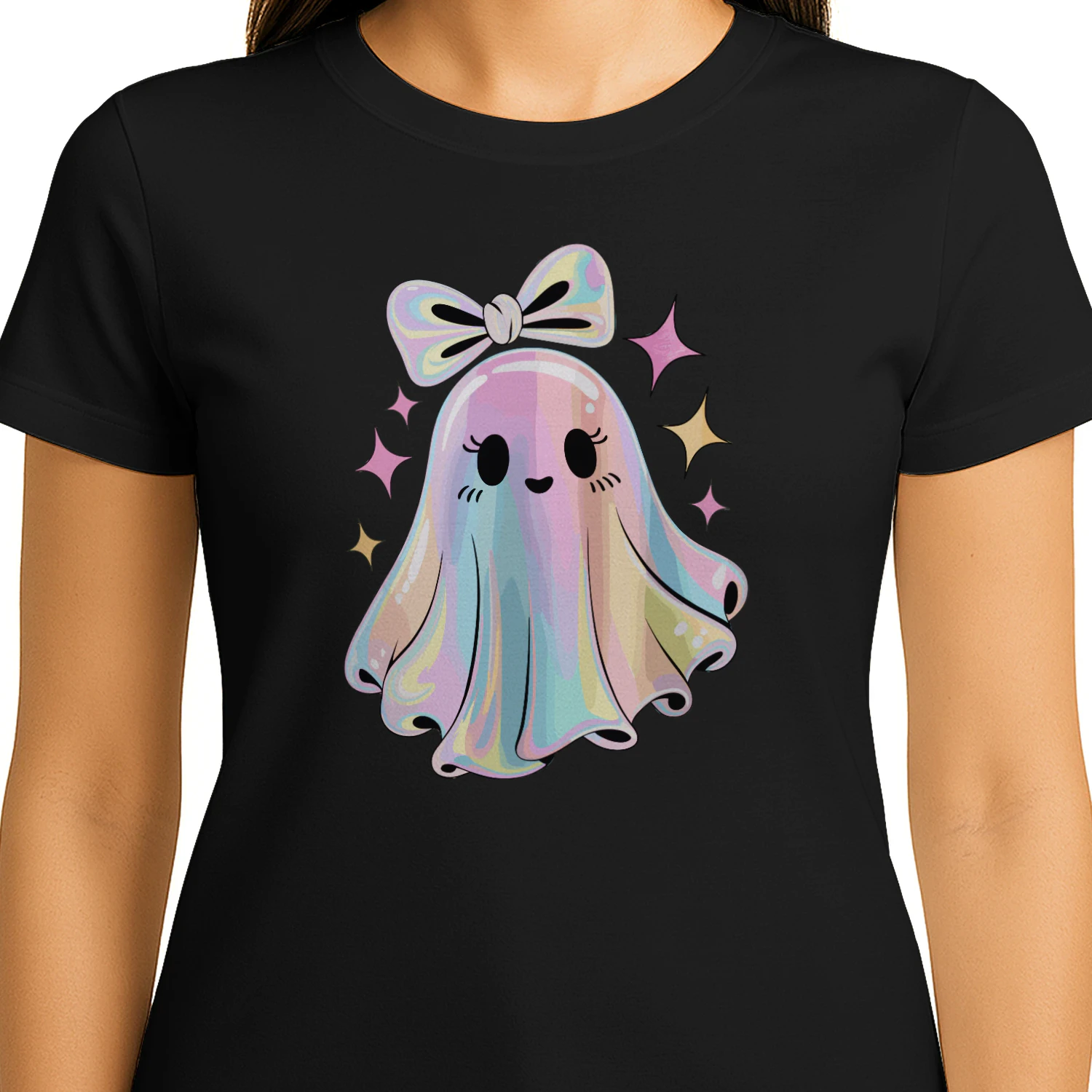 Cute Pastel Ghost Halloween Bow