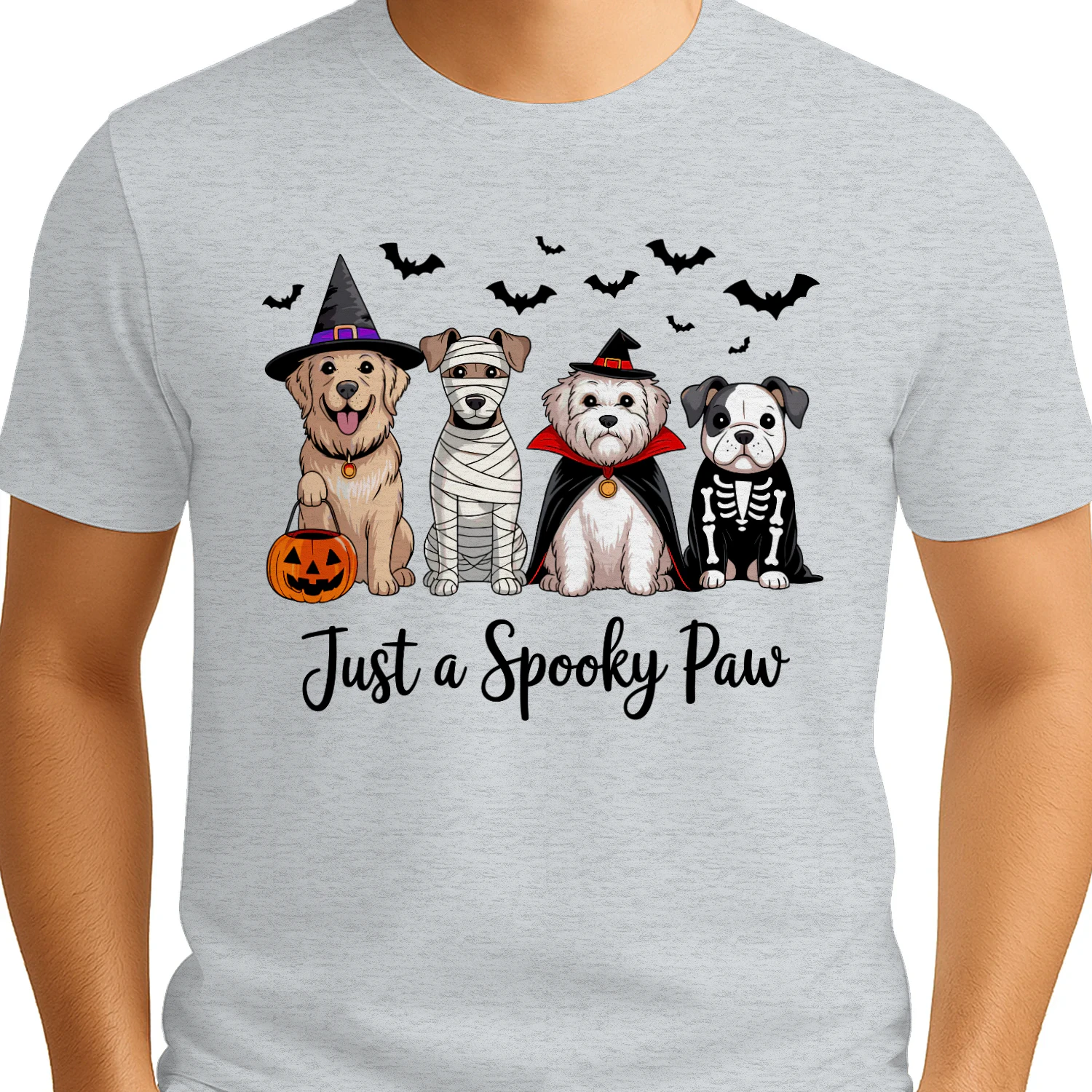 Just a Spooky Paw Halloween Dog