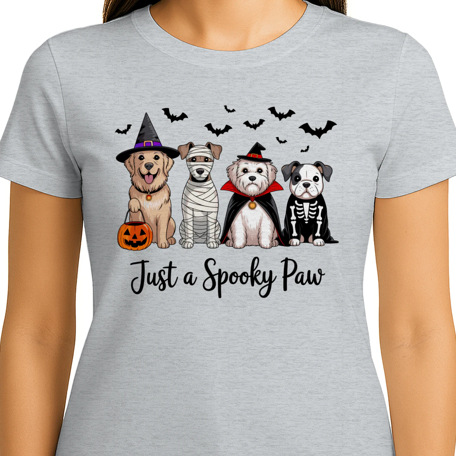 Just a Spooky Paw Halloween Dog