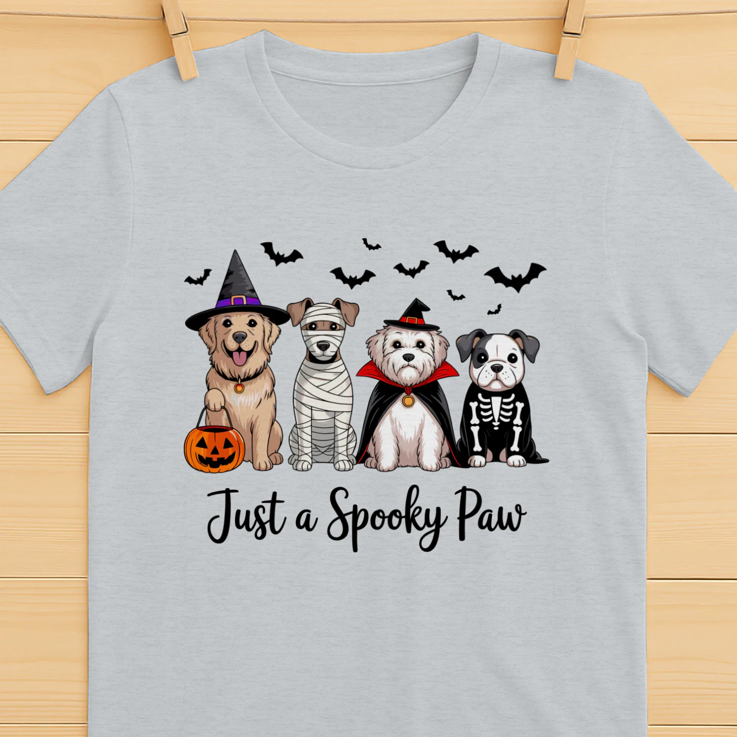Just a Spooky Paw Halloween Dog