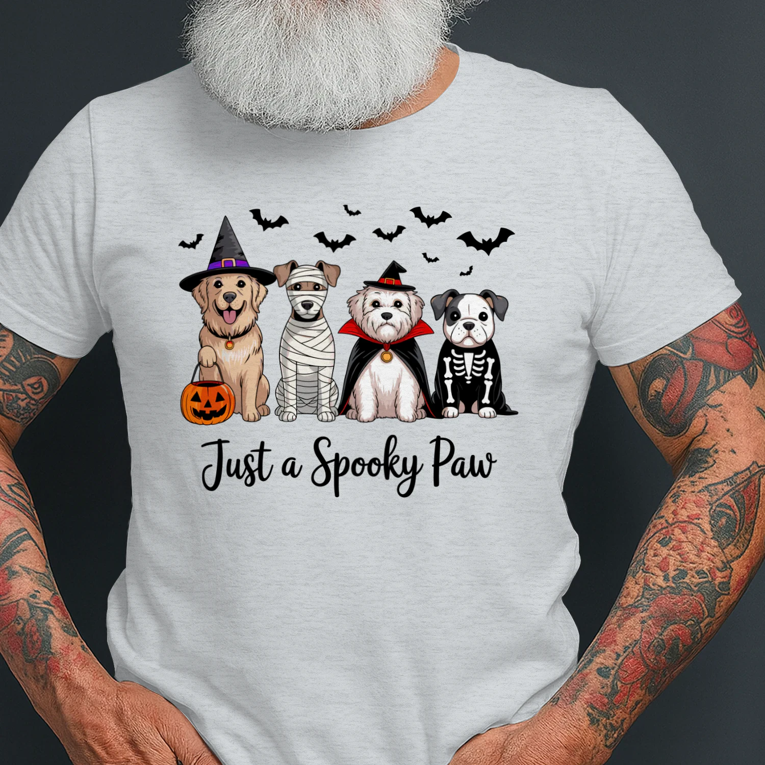 Just a Spooky Paw Halloween Dog