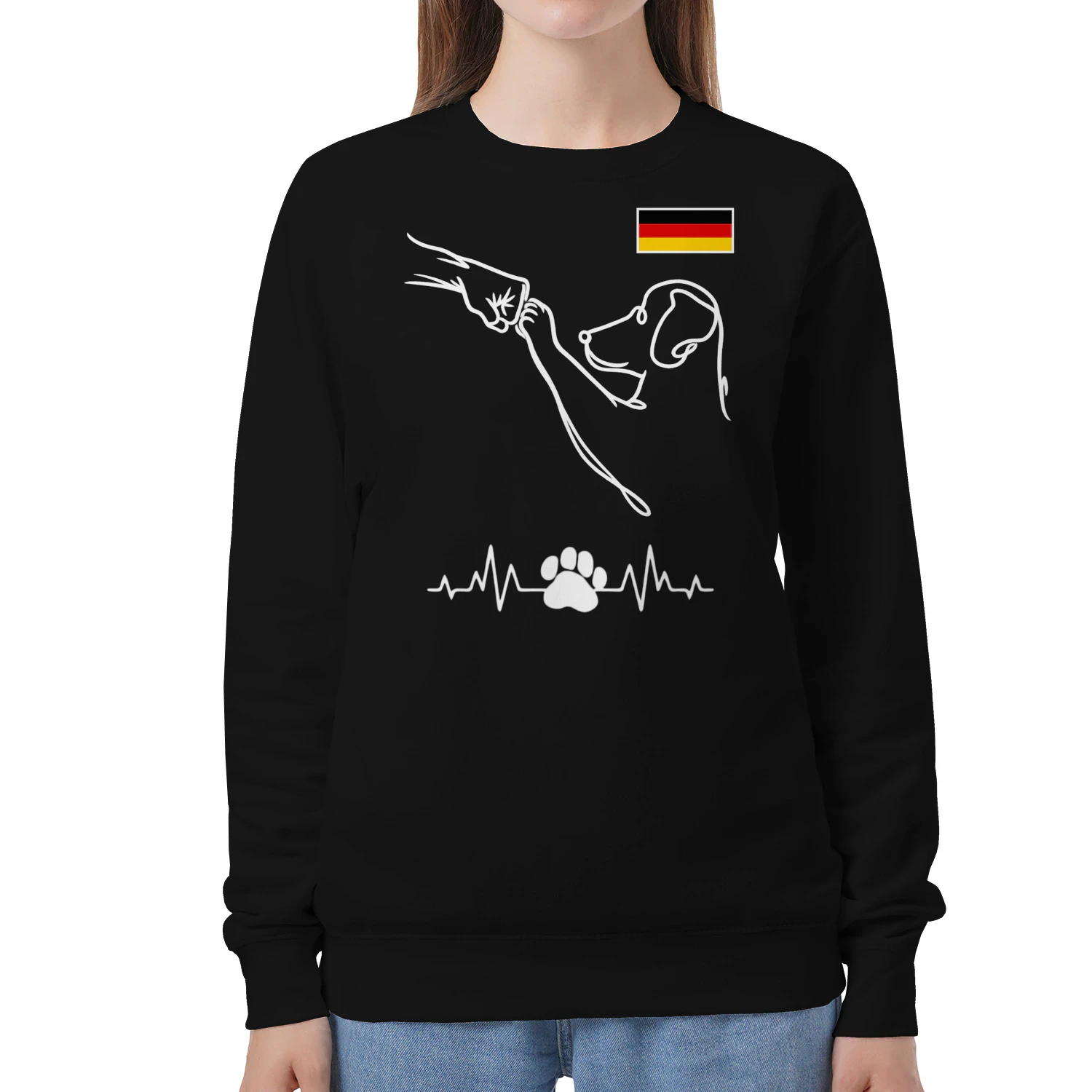🇩🇪 Dein bester Freund, in nur einer einzigen Linie… - SWEATSHIRT 