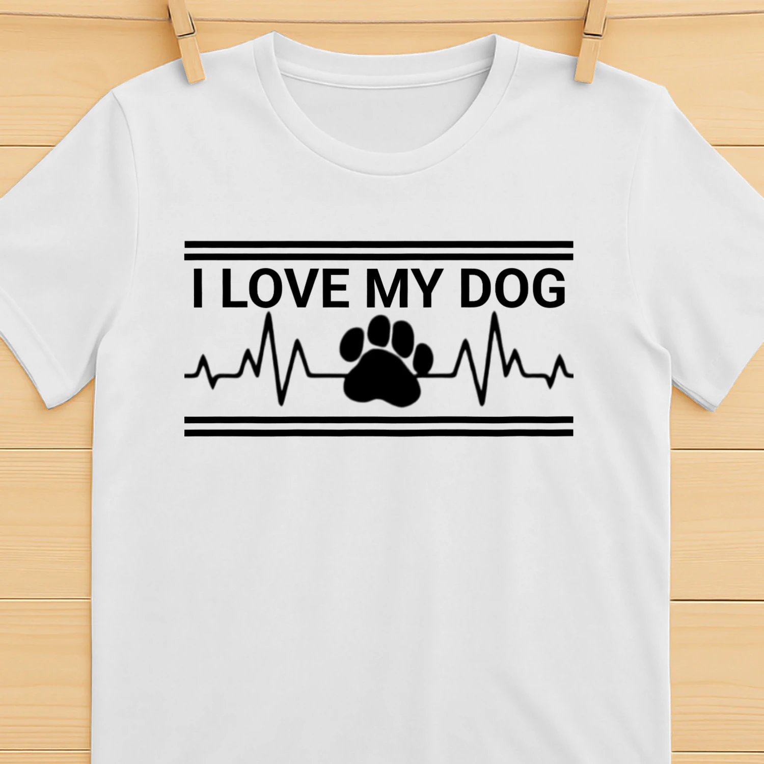 Minimalist design for Dog Lovers..."I LOVE MY DOG"