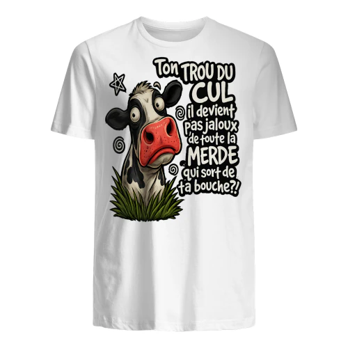 Funny Cow Sarcastic Shirt FR