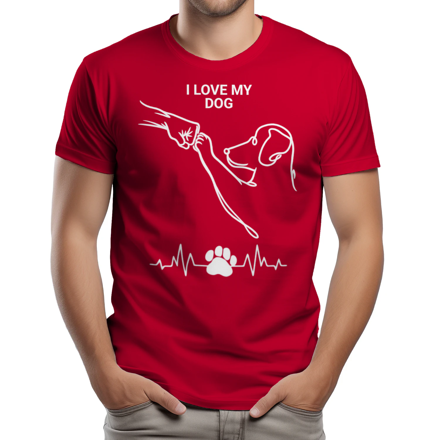 I LOVE MY DOG - Best Friend in One Line...