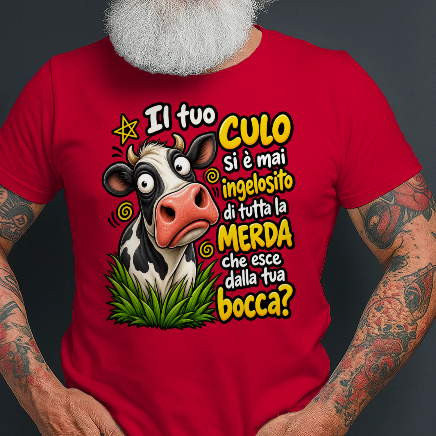 Funny Cow Sarcastic...⭐⭐⭐⭐⭐ - LIMITED EDITION 🇮🇹🔥🐮