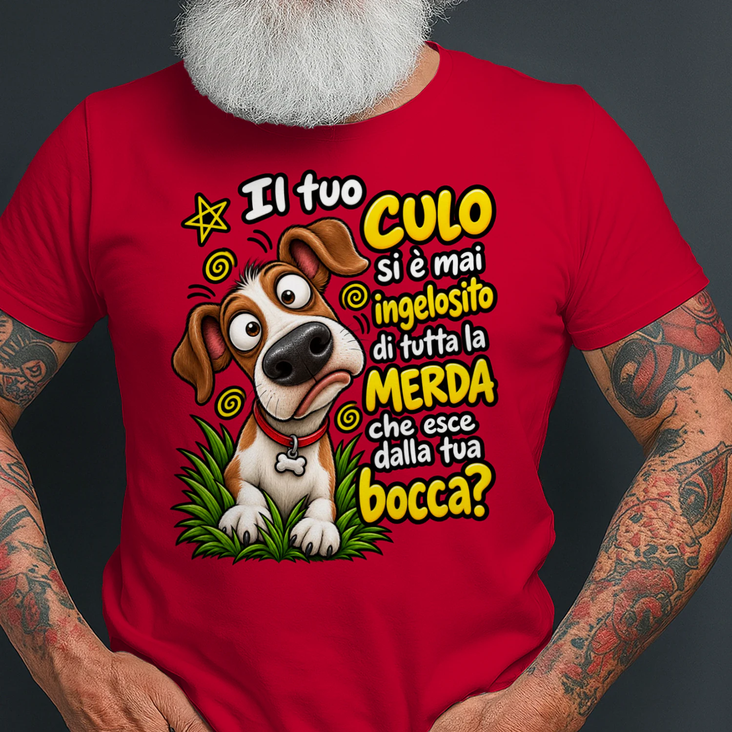 La maglietta perfetta per chi non ha peli sulla lingua 😂🐶 | ⭐⭐⭐⭐⭐ - LIMITED EDITION 🇮🇹🔥