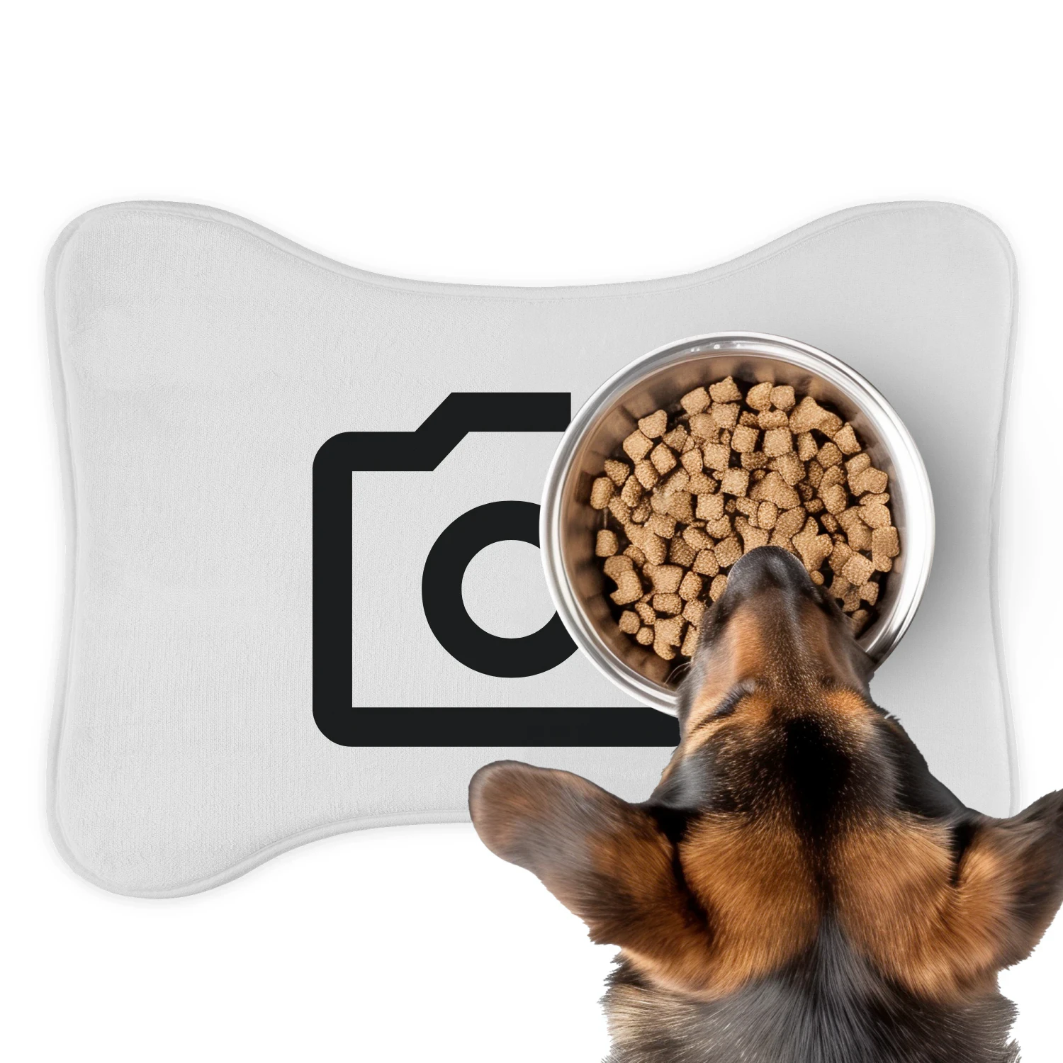 Custom Pet Feeding Mat – Add Your Pet's Name or Photo | Personalized Cat & Dog Bowl Mat
