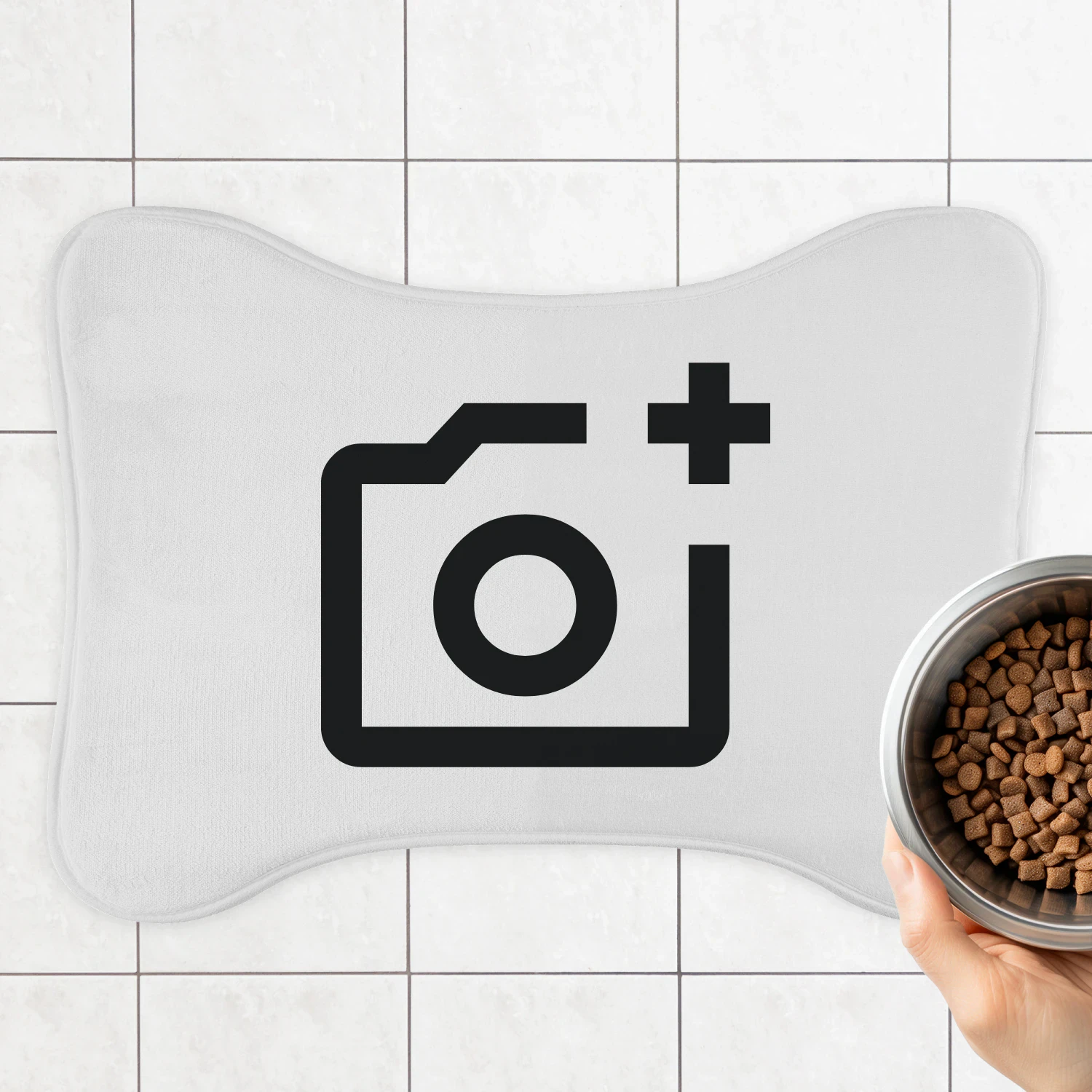 Custom Pet Feeding Mat – Add Your Pet's Name or Photo | Personalized Cat & Dog Bowl Mat