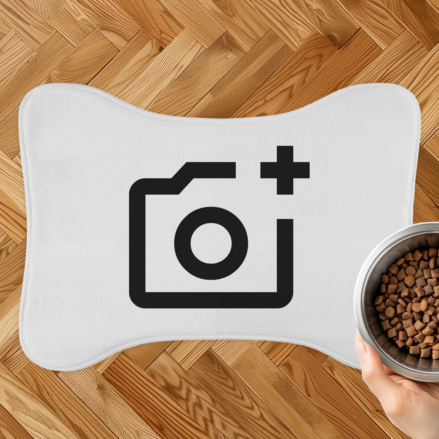 Custom Pet Feeding Mat – Add Your Pet's Name or Photo | Personalized Cat & Dog Bowl Mat