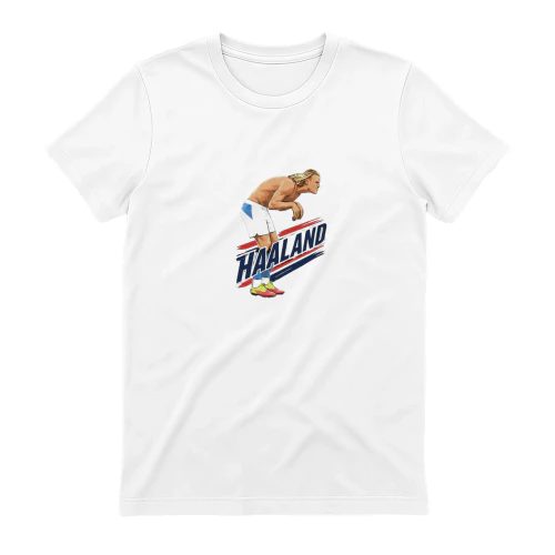 Haaland Cartoon Soccer Shirt