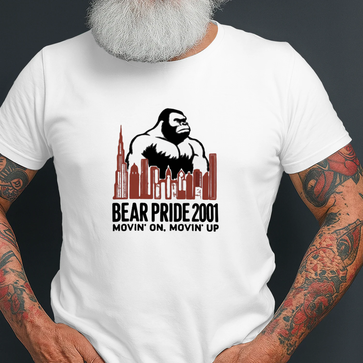 Bear Pride 2001 Movin’ On Movin’ Up Shirt