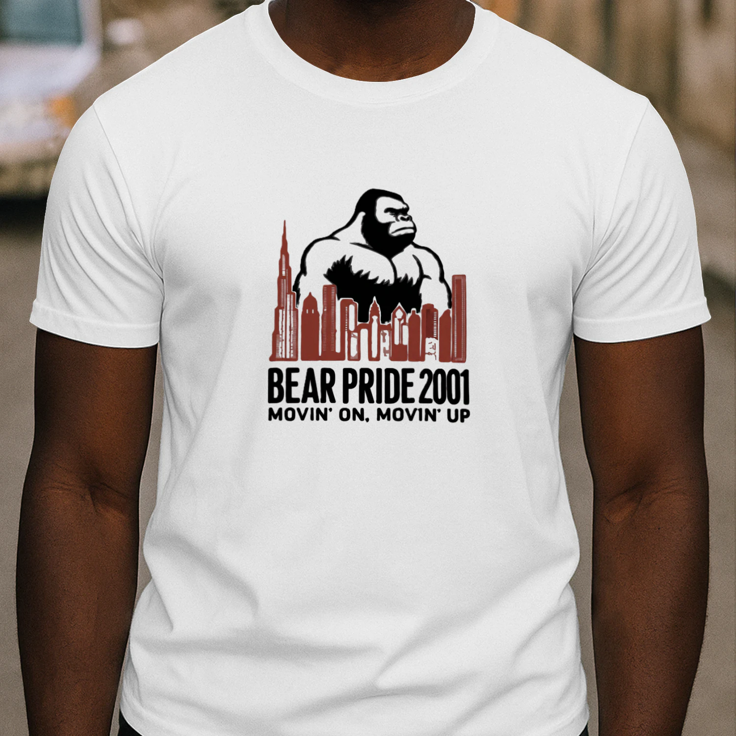 Bear Pride 2001 Movin’ On Movin’ Up Shirt